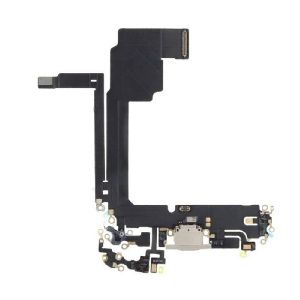 Шлейф с разъемом зарядки iPhone 15 Pro Max Белый