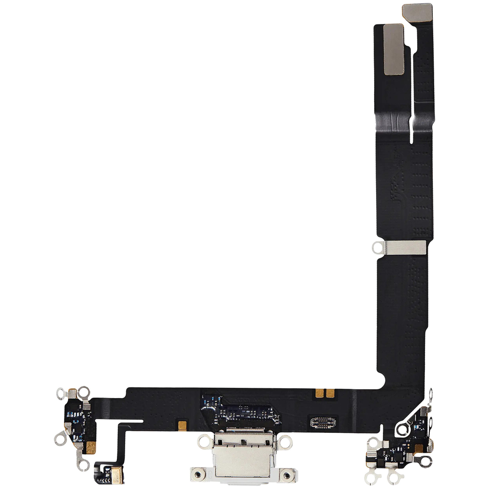 Шлейф с разъемом зарядки iPhone 16 Plus Белый