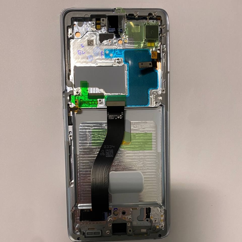 Дисплей Samsung Galaxy S21 Ultra G998 серебро  ORIG 100% (SP)