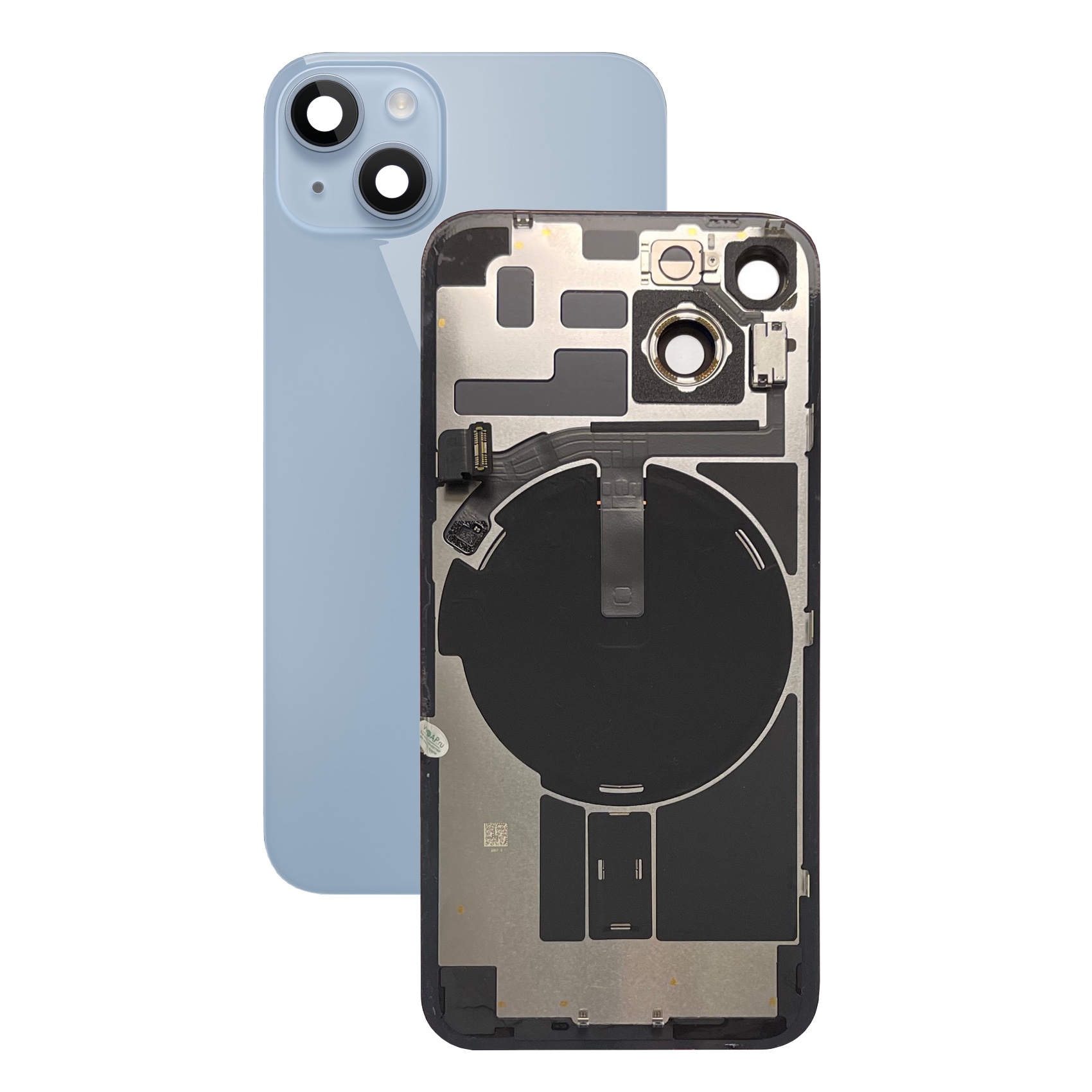Задняя крышка для iPhone 14 Blue - голубая  (Оригинал снятая)