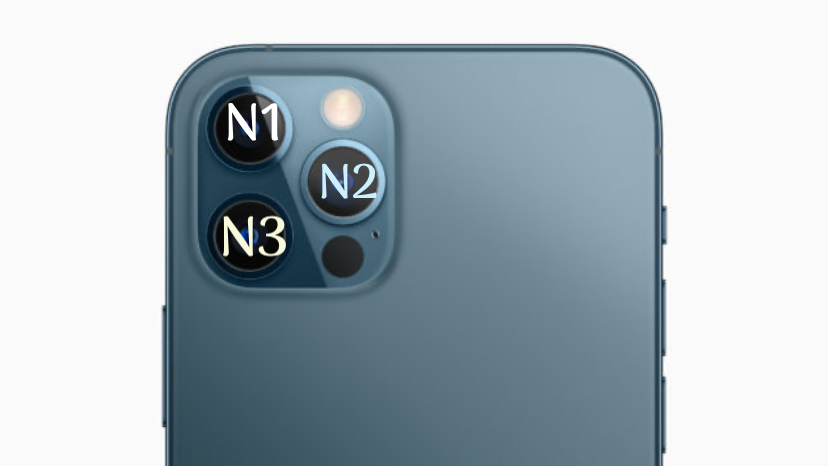 Стекло камеры  (№2) iPhone 12 Pro Max Оригинал снятое!