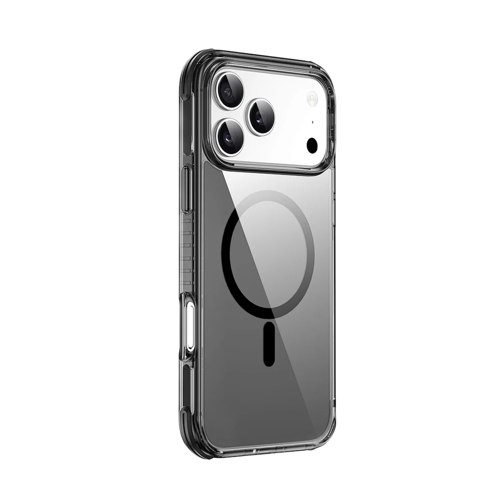 Чехол силиконовый WiWU Magsafe Hybrid Ultra 3D для iPhone 17 Pro (Черный)