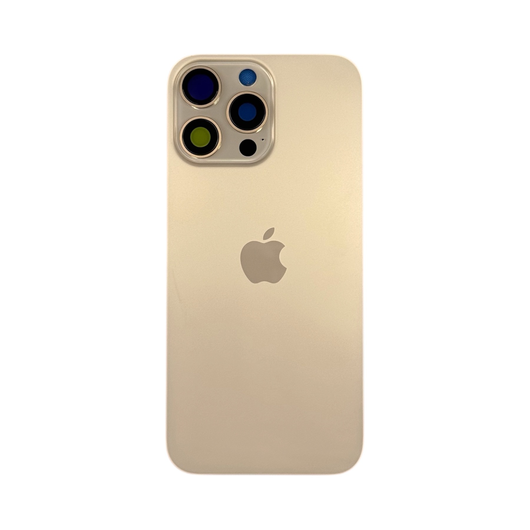 Заднее стекло iPhone 16 Pro Max Пустынный титан (в сборе с креплением)