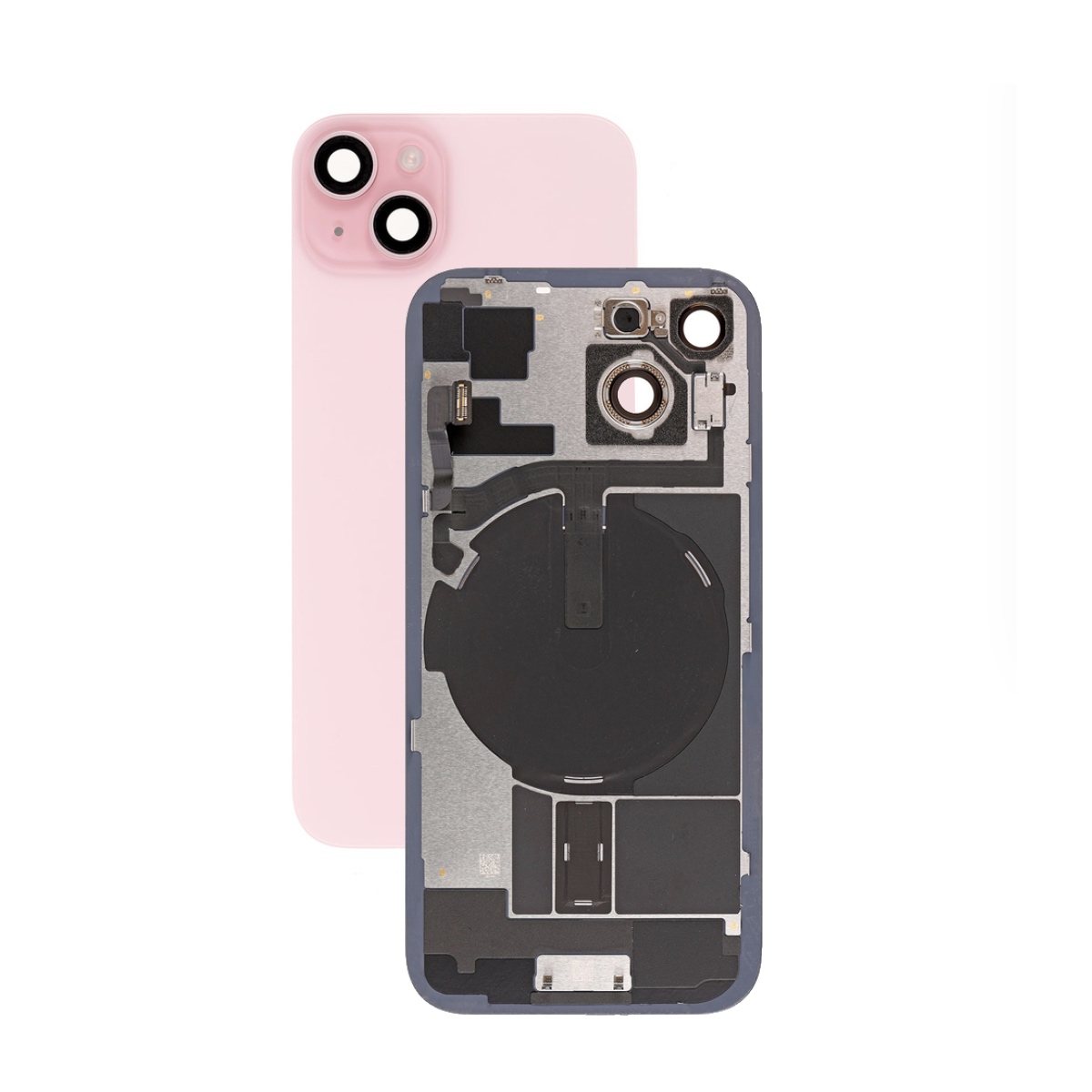 Задняя крышка для iPhone 15 Pink - розовая  (Оригинал снятая)