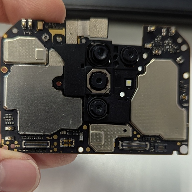 Материнская плата не рабочая в сборе с камерами на Redmi 9