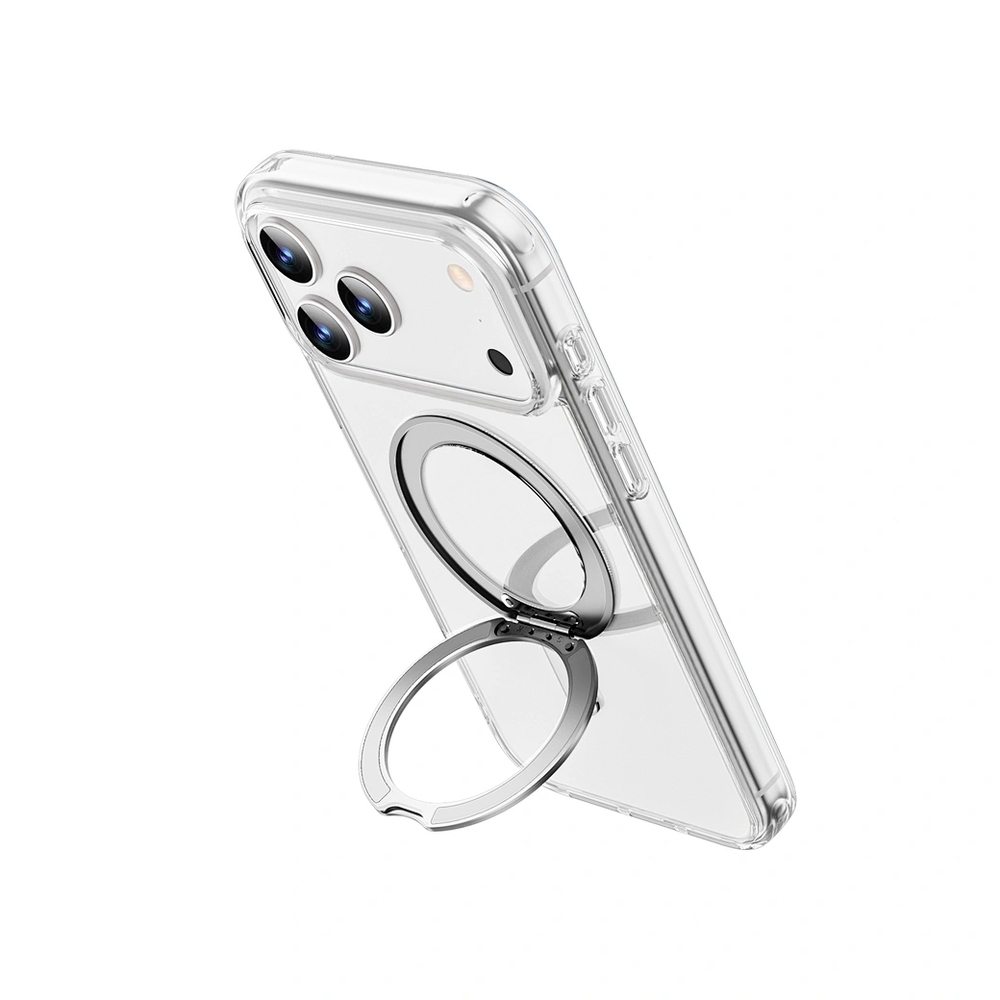 Чехол силиконовый WiWU Magsafe iShield Ultra для iPhone 17 Pro  (Прозрачный)