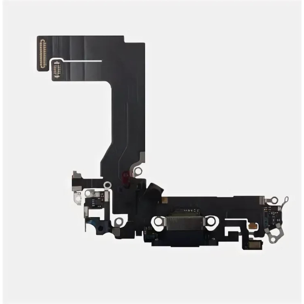 Шлейф с разъемом зарядки iPhone 13 mini Черный