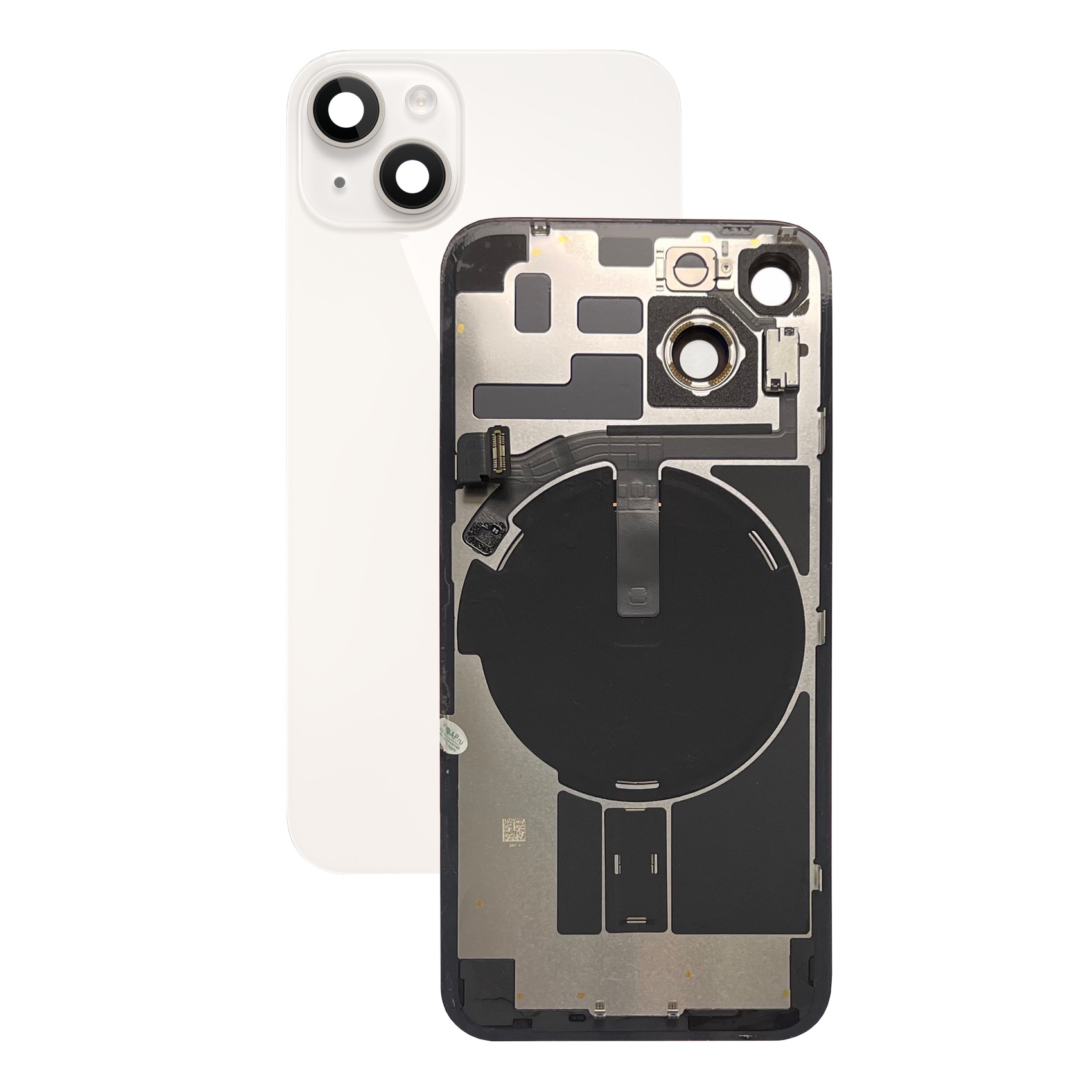 Задняя крышка для iPhone 14  White - белая  (Оригинал снятая)