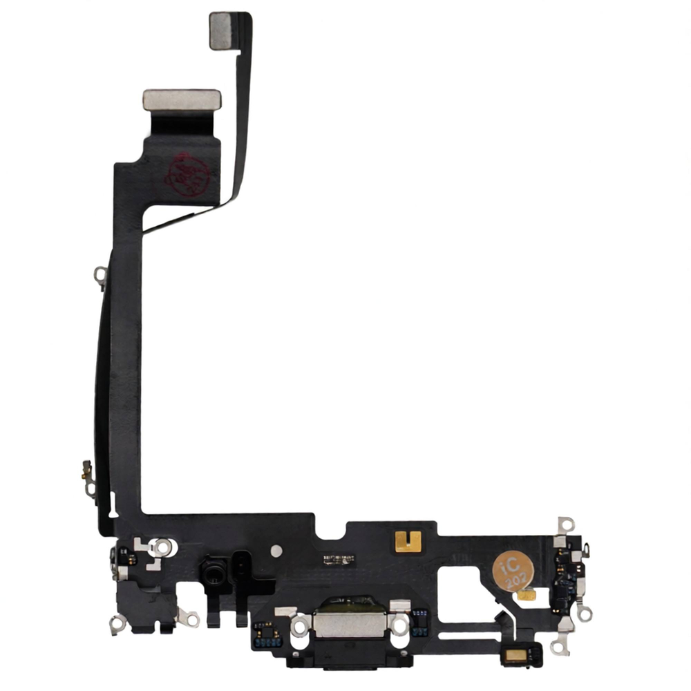 Шлейф с разъемом зарядки iPhone 12 Pro Max Черный
