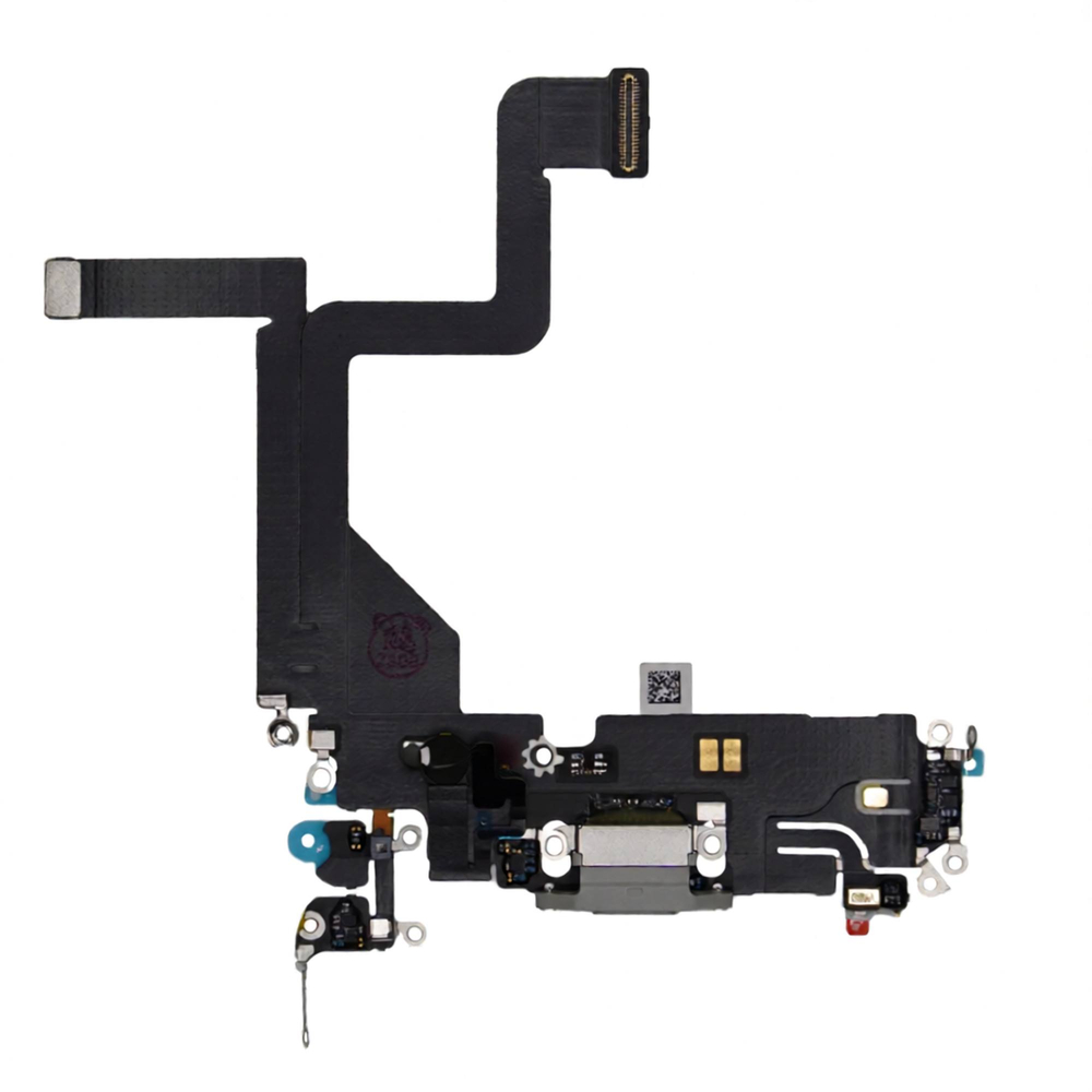 Шлейф с разъемом зарядки iPhone 14 Pro Черный