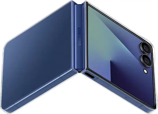 Крышка Samsung galaxy flip 7 синяя снятая оригинальная F766