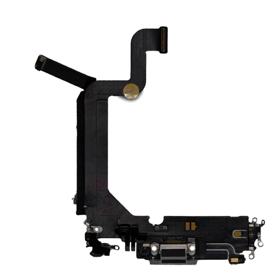 Шлейф с разъемом зарядки iPhone 14 Pro Max Черный