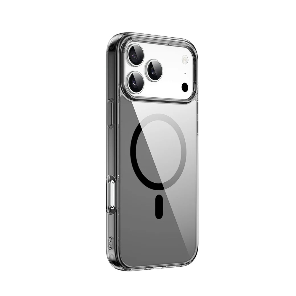 Чехол силиконовый WiWU Magsafe iShield Pro для iPhone 17 Pro Max  (Черный)