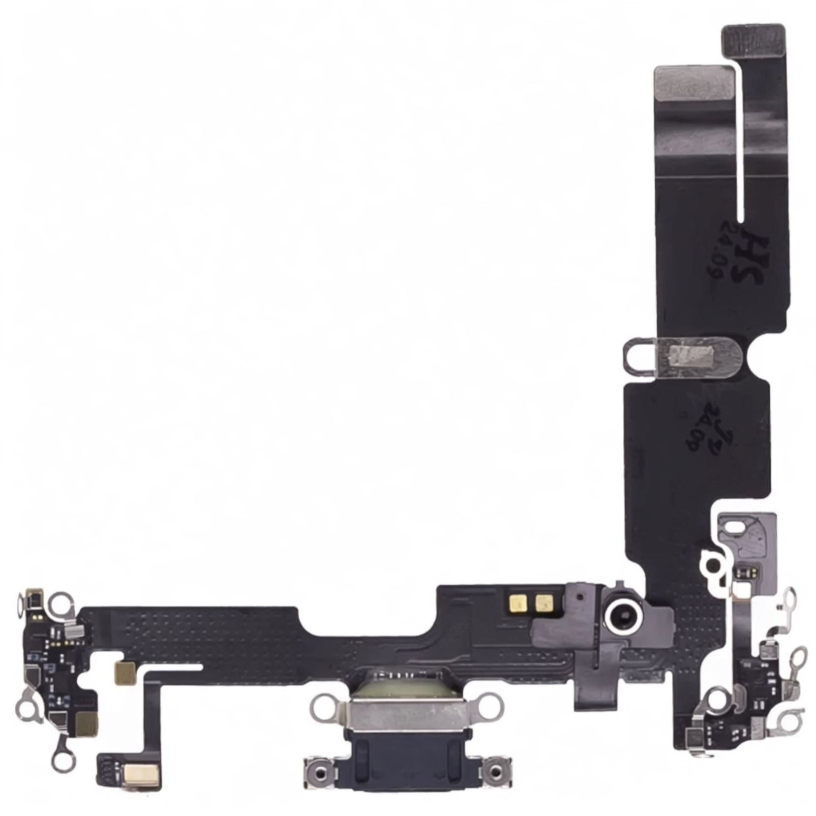 Шлейф с разъемом зарядки iPhone 14 Plus Черный