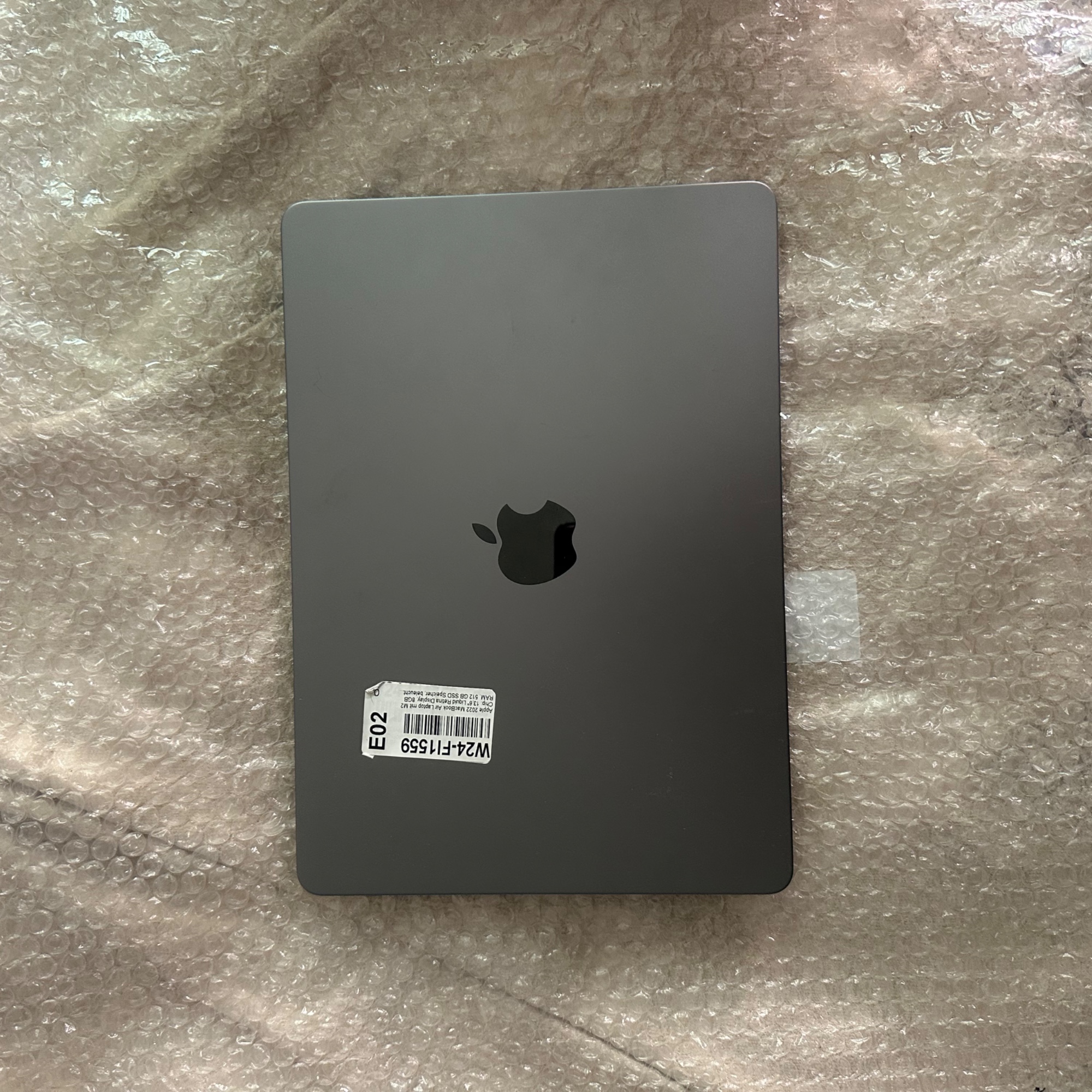Крышка матрицы для MacBook Air Retina 13" M2 (A2681) (Space gray/серый)