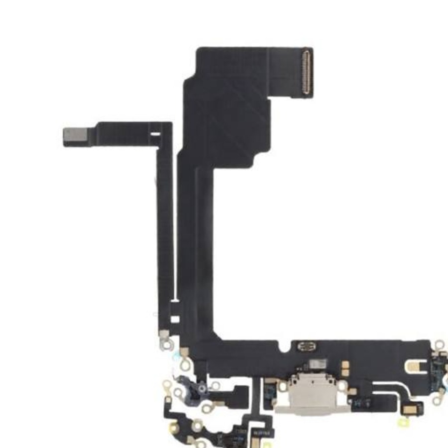 Шлейф с разъемом зарядки iPhone 15 Pro Max Черный