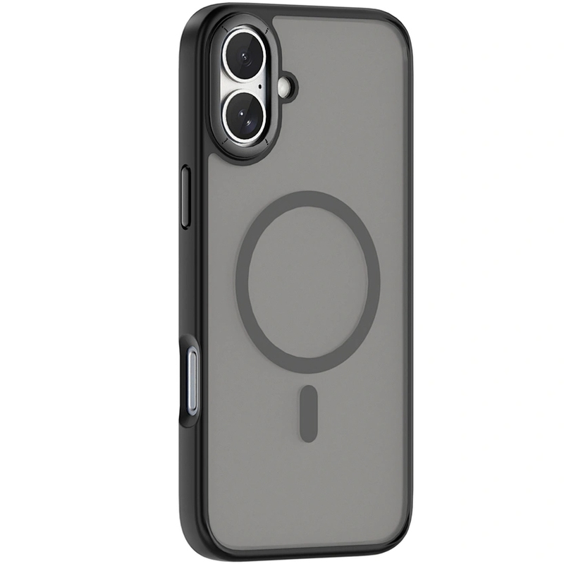 Чехол пластиковый WiWU MagSafe Armor Pro для iPhone 17 FGG-012 (Черный)