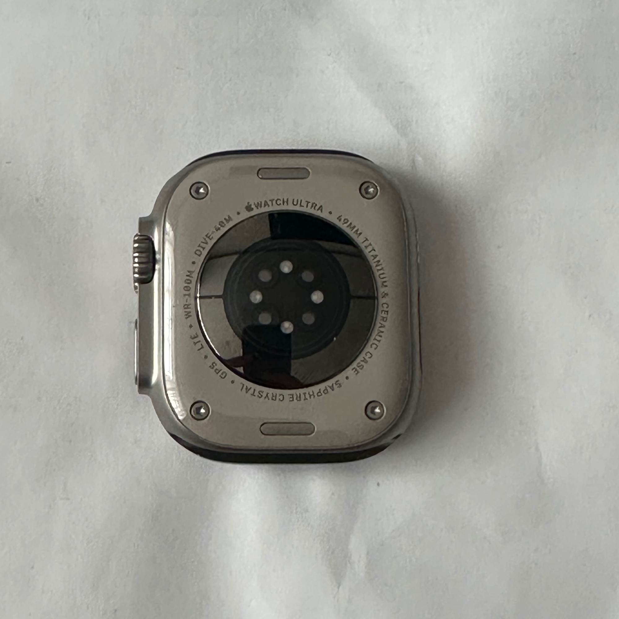 Apple Watch Ultra 1 2 49 мм, задняя крышка