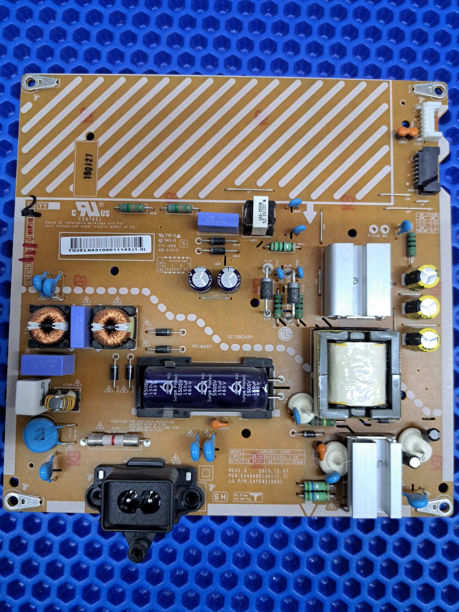Блок питания  питания EAX66851401(1.7), LGP49DSI-16CH1