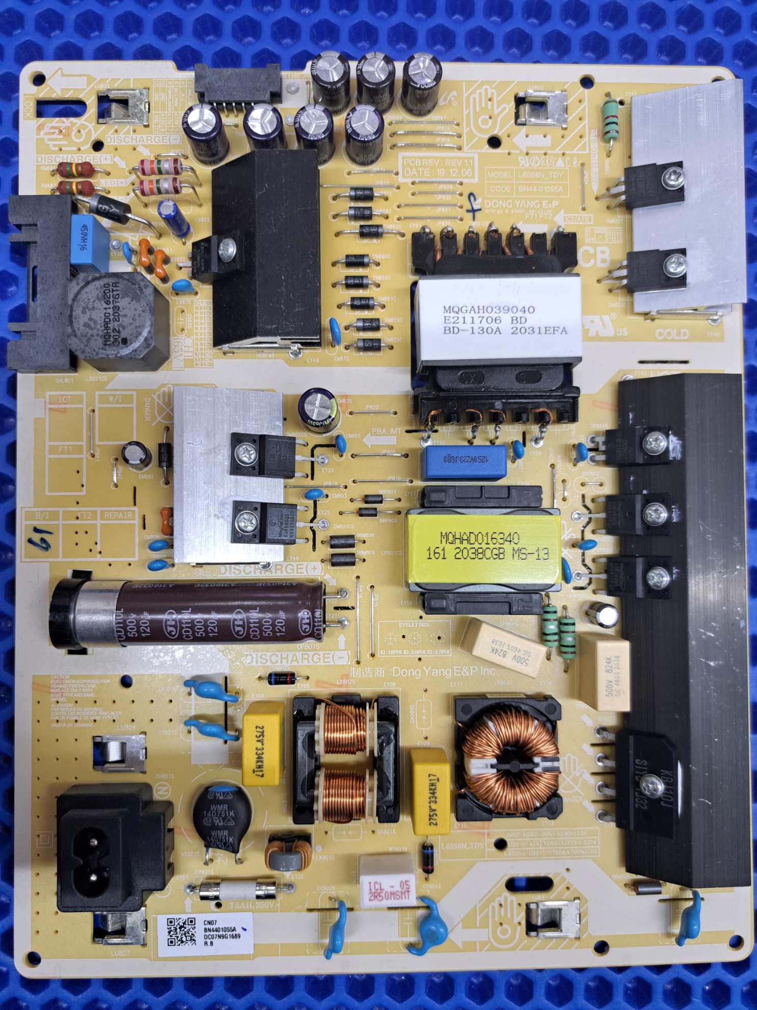 Блок питания L65S6N TDY BN44-01055A REV1.1 для samsung ue65tu7090u