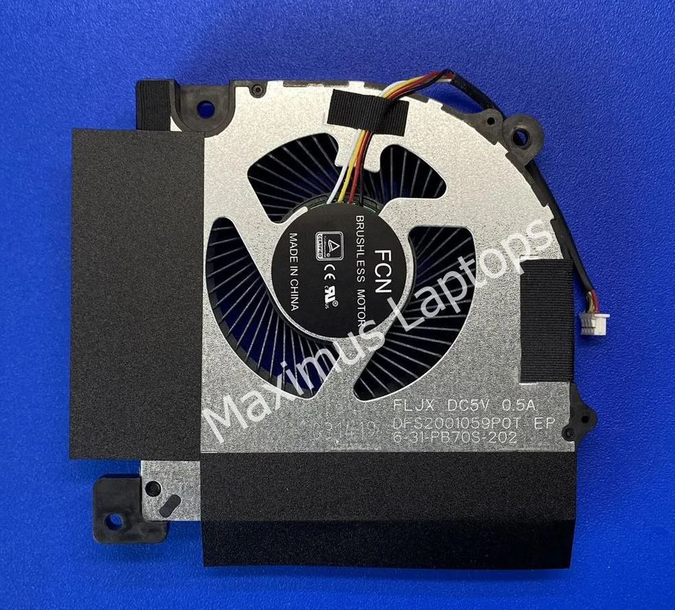 Кулер DFS2001059P0T-FLJX для Clevo PB50 PB70, Hasee G9 G10 Z9 Z10, XMG Pro 17