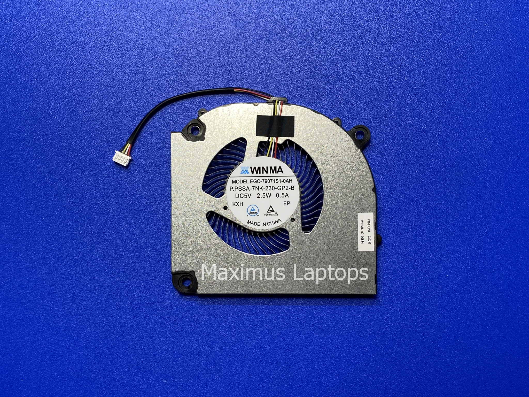 Кулер EGC-79071S1-0AH для Ardor; Thunderobot 911 Plus Pro; Machenike S15, S15С