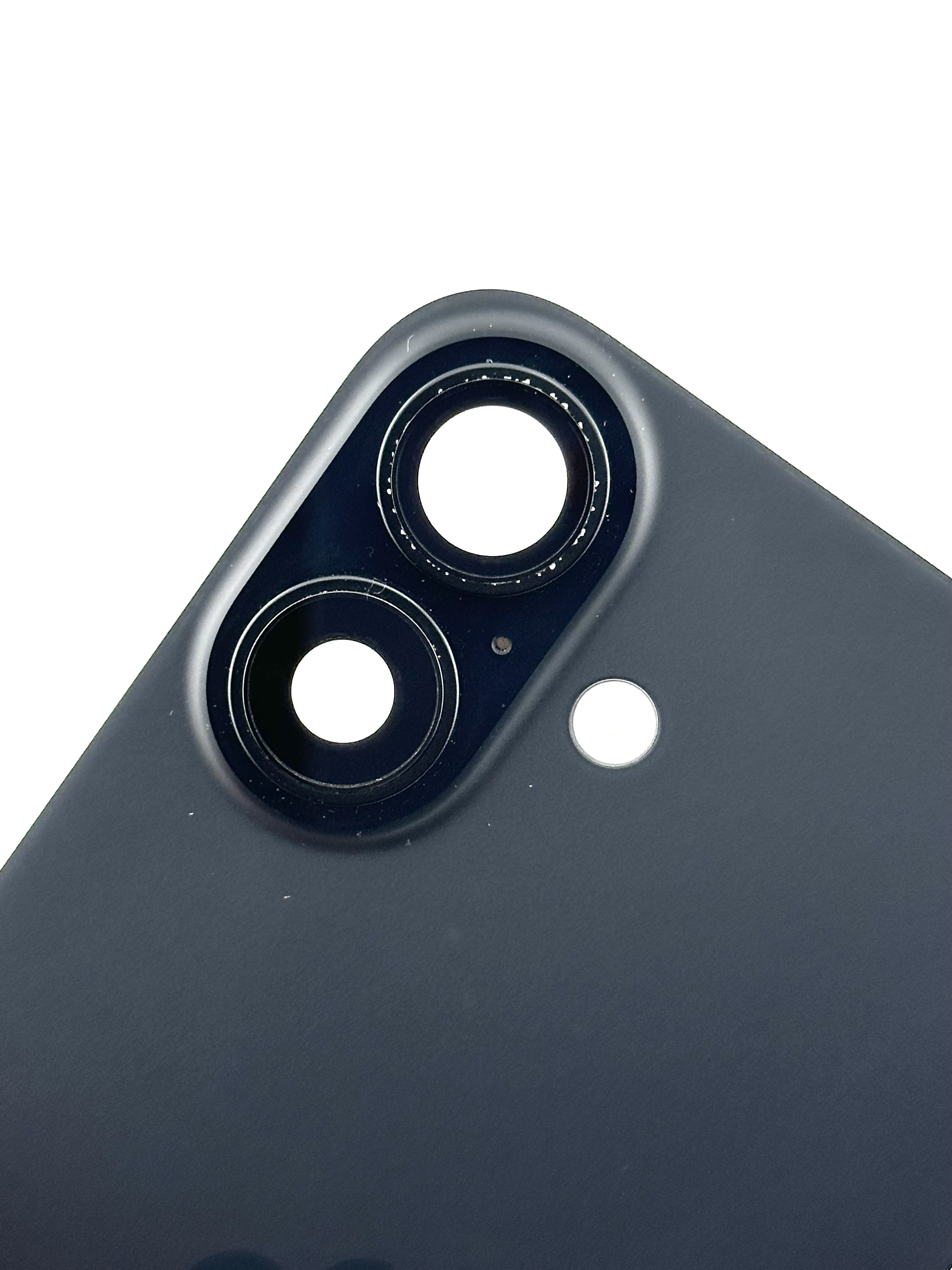 Оригинальная задняя крышка для iPhone 16  (Чёрная) - Снятая с устройства