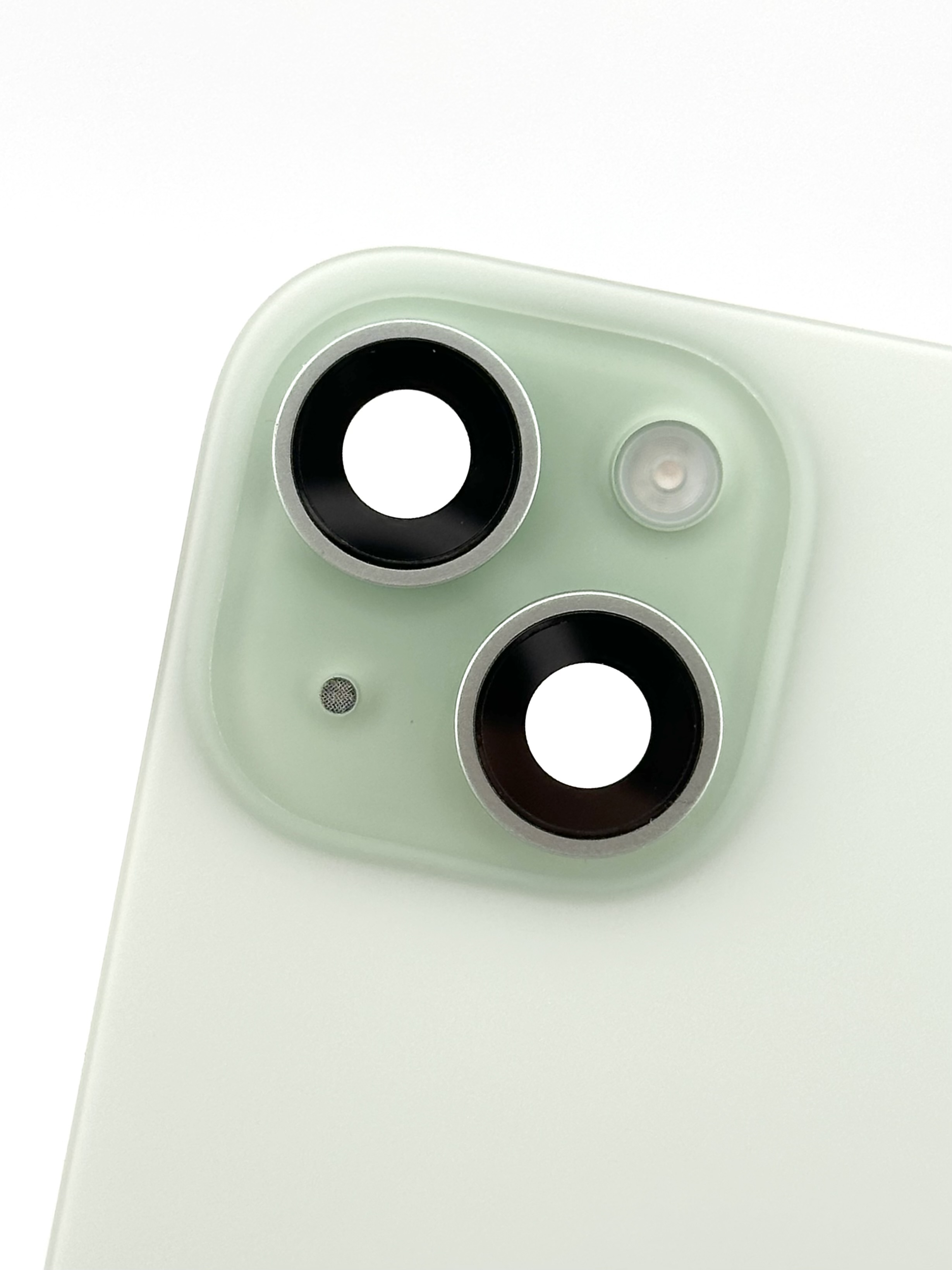Оригинальная задняя крышка для iPhone 15 (Зеленая) - Снятая с устройства