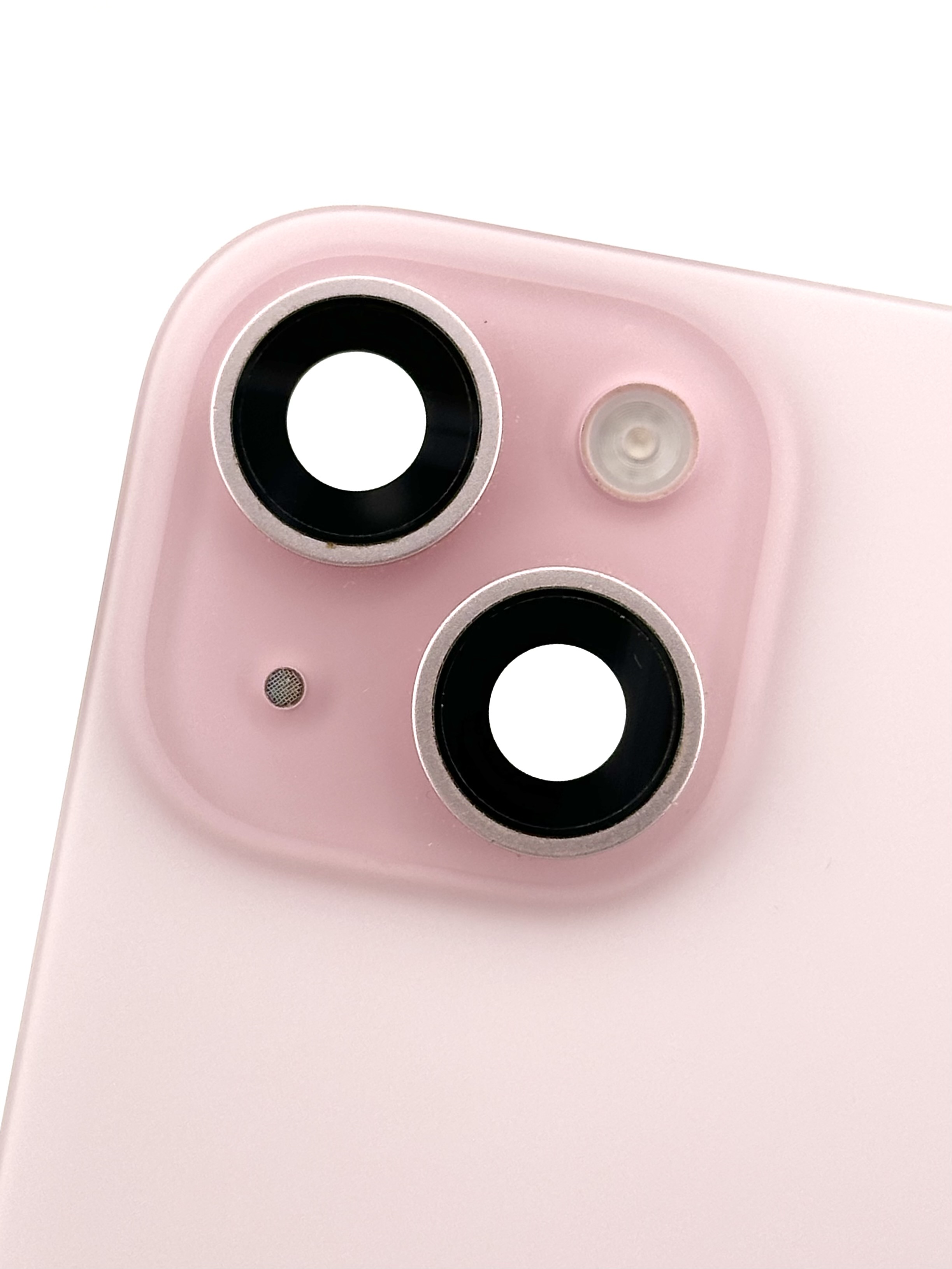 Оригинальная задняя крышка для iPhone 15 (Розовая) - Снятая с устройства