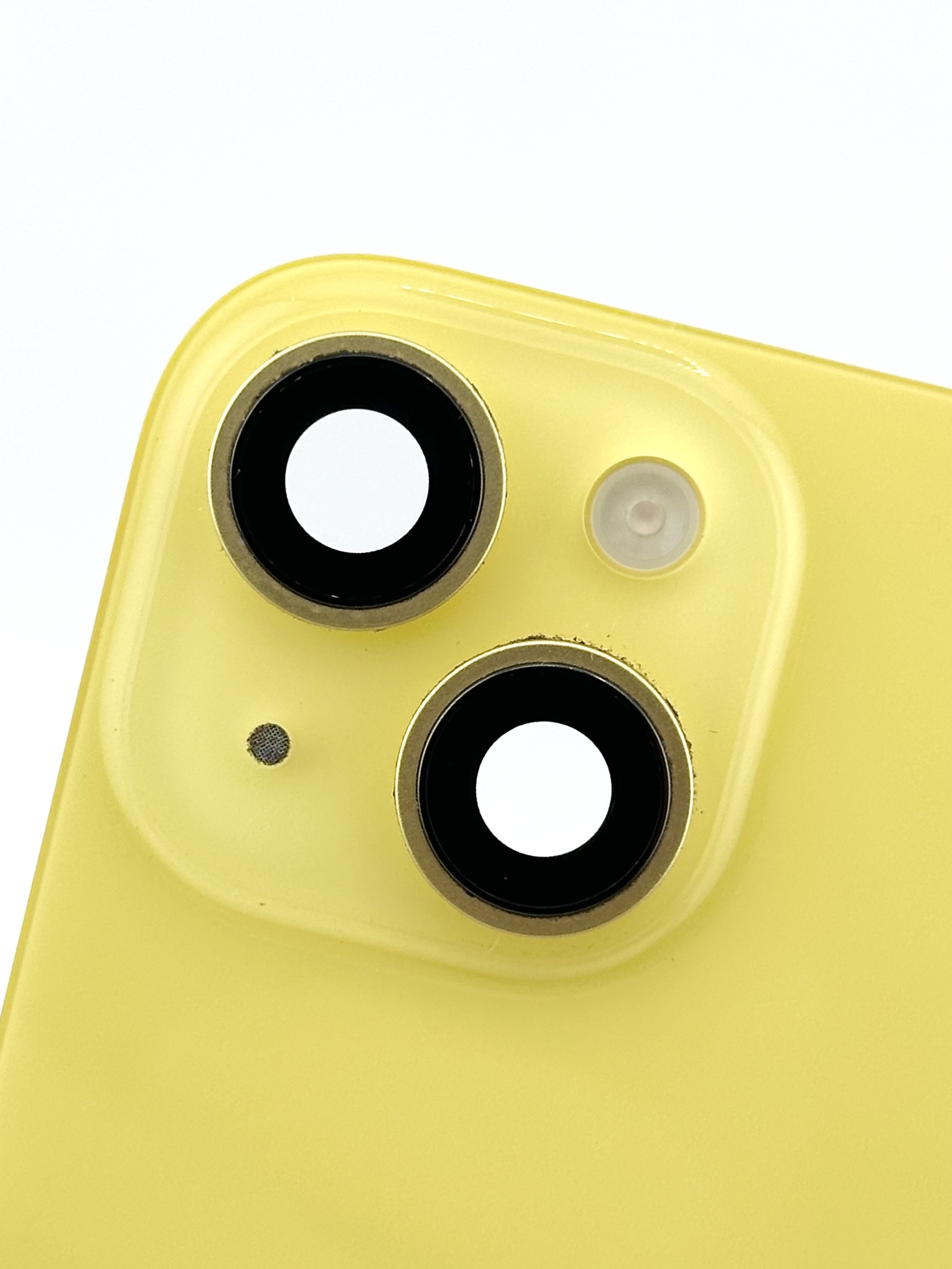 Оригинальная задняя крышка для iPhone 14 Plus (Желтая) - Снятая с устройства