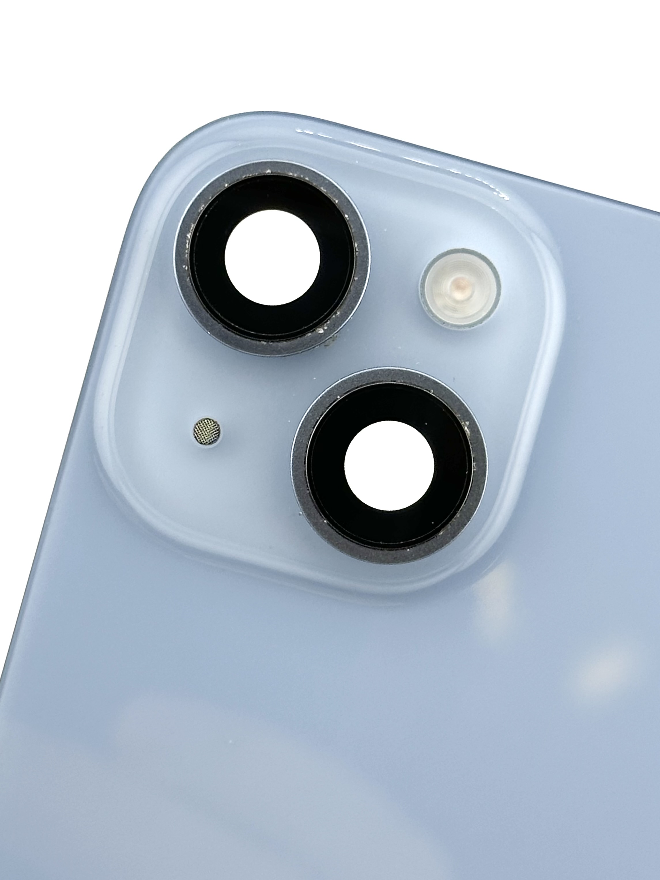 Оригинальная задняя крышка для iPhone 14 Plus (Голубая) - Снятая с устройства