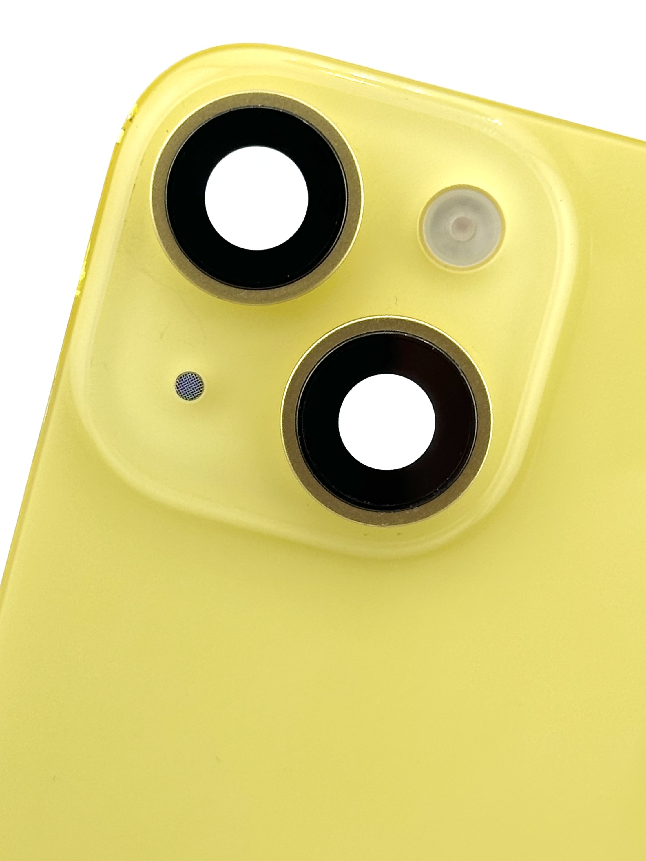 Оригинальная задняя крышка для iPhone 14 (Желтая) - Снятая с устройства