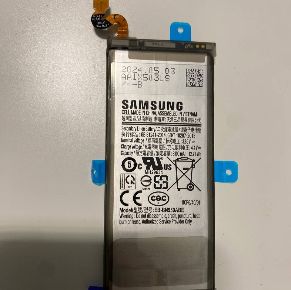 Аккумулятор для Samsung N950 Galaxy Note 8 ORIG 100% (SP)