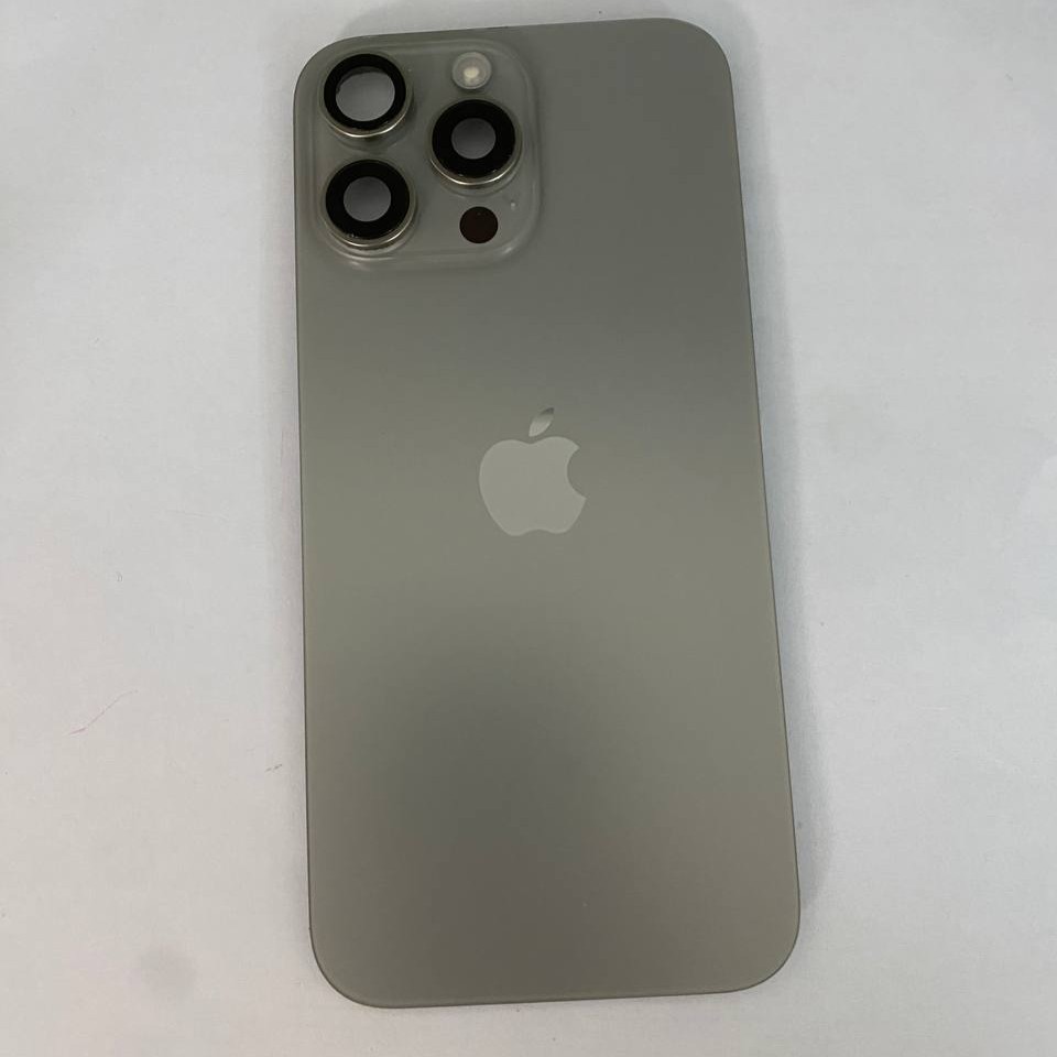Задняя крышка (стекло)  iPhone 16 Pro Max Оригинал (Натуральный титан)