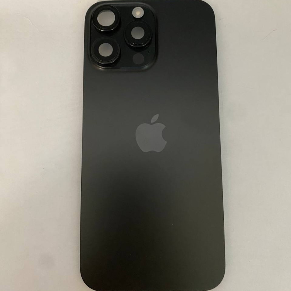 Задняя крышка (стекло)  iPhone 16 Pro Max Оригинал ( Черный )
