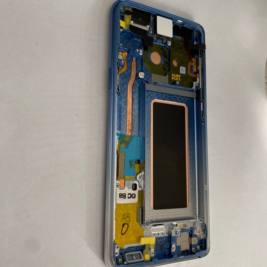 Дисплей  Samsung Galaxy S9 SM-G960F/DS бело-синий ORIG 100% (SP)