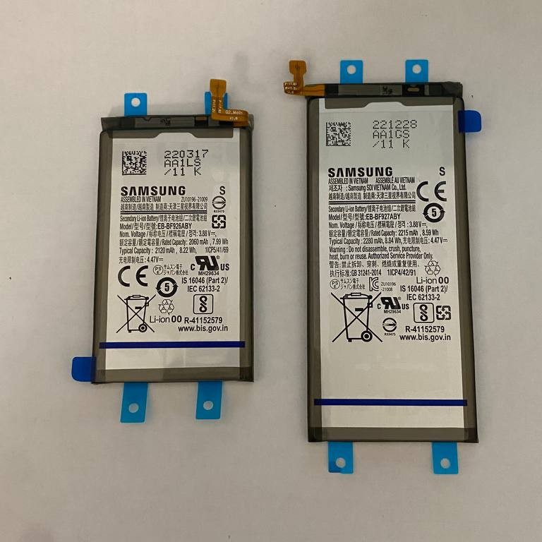 Аккумулятор (комплект из 2-х АКБ) Samsung Galaxy Z Fold 3 (EB-BF926ABY) ORIG100%