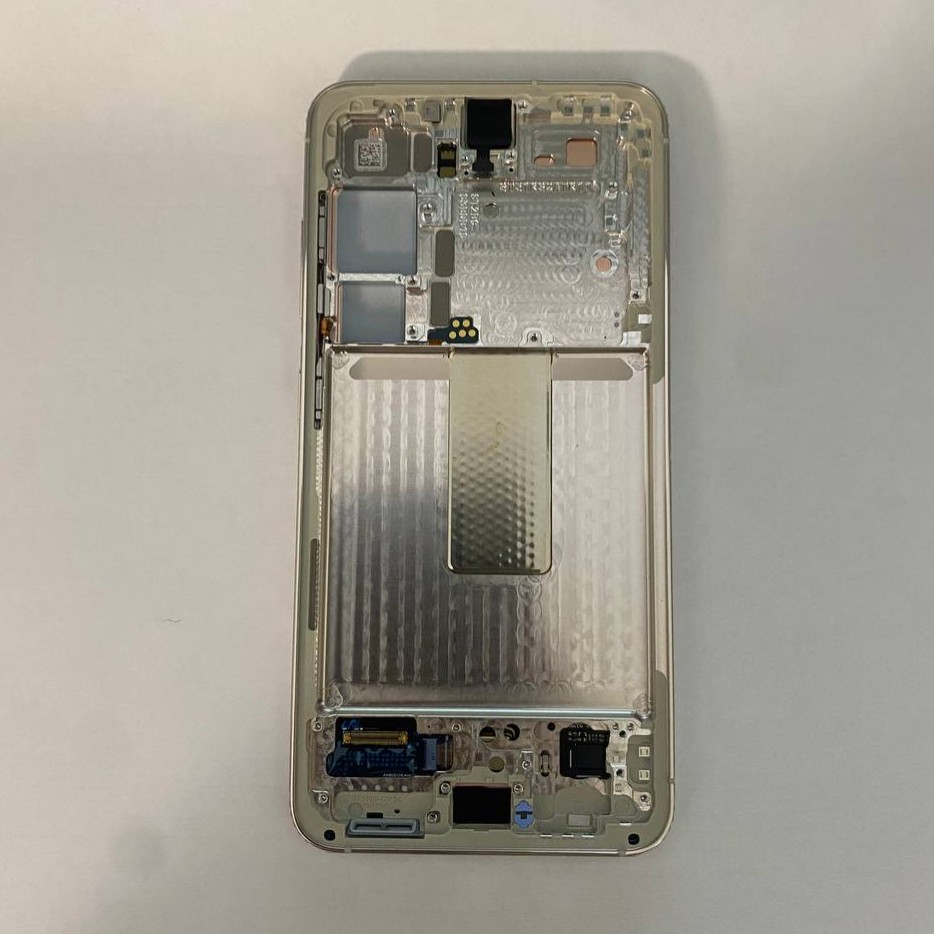 Дисплей Samsung Galaxy S23 S911 в рамке бежевый ORIG 100% (SP)