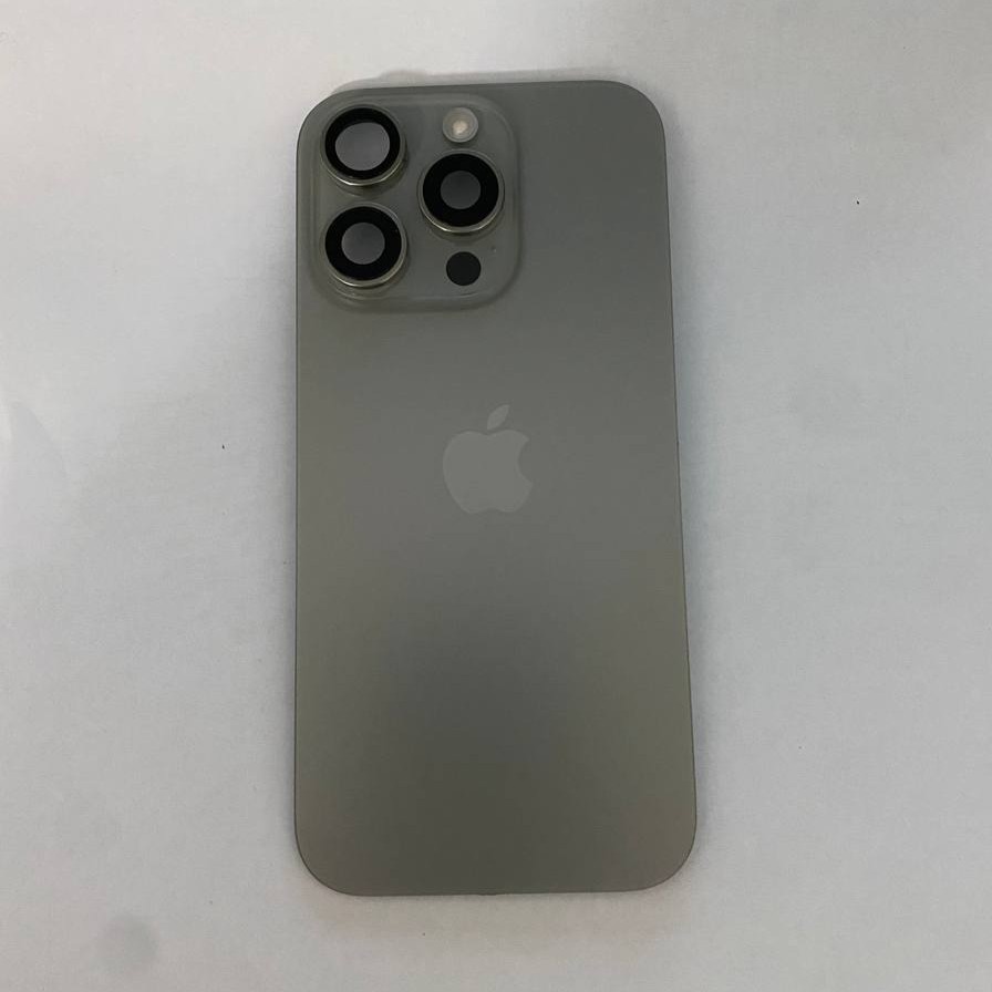 Задняя крышка (стекло)  iPhone 16 Pro Оригинал ( Натуральный титан )