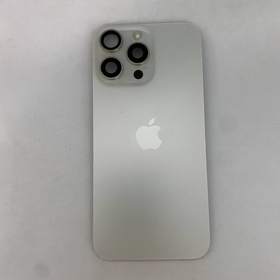 Задняя крышка (стекло)  iPhone 15 Pro Max Оригинал ( белый )