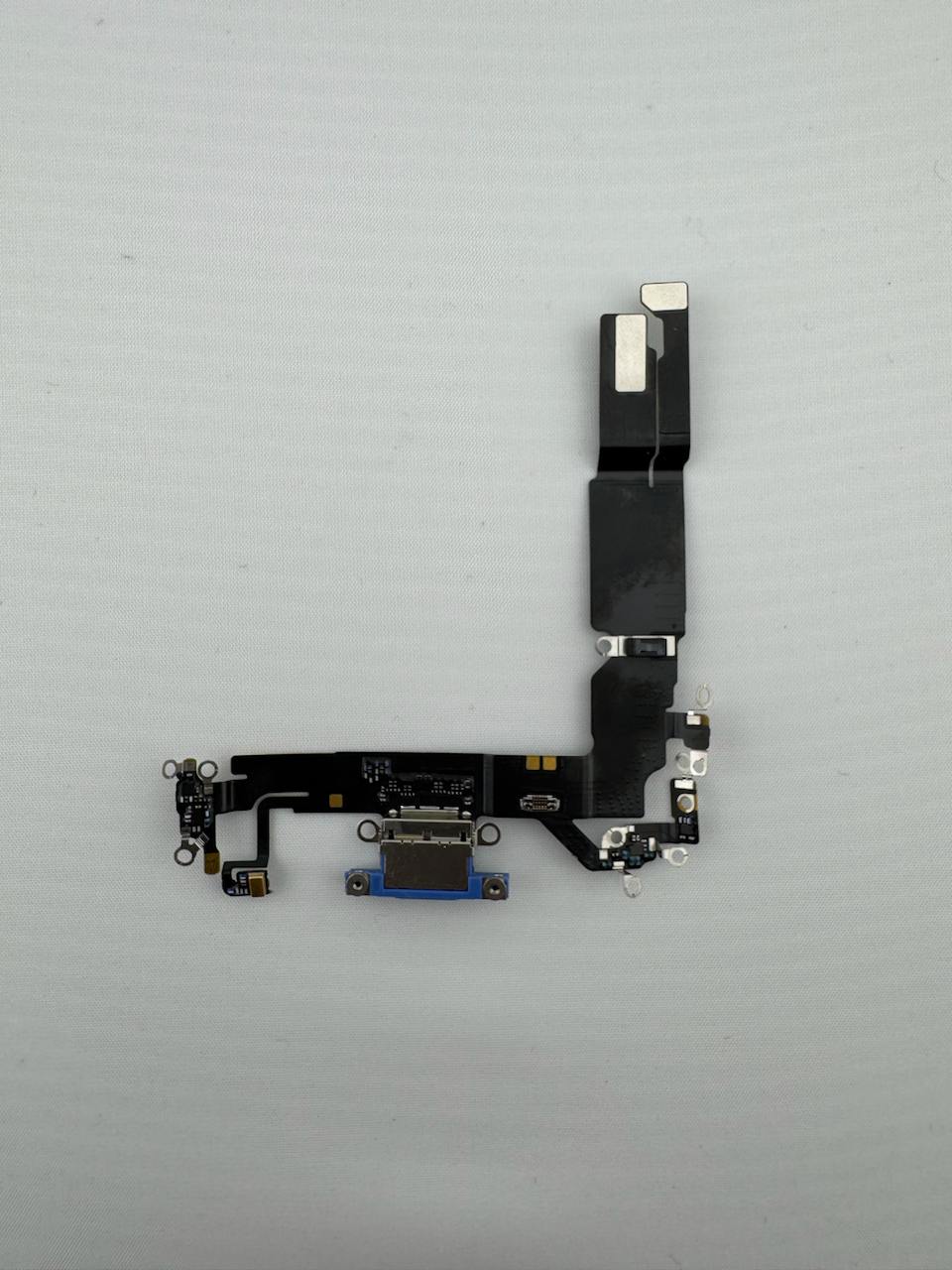 Нижний шлейф зарядки iPhone 16 Ultramarine